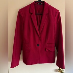 Express Women's Red Blazer - Size 8